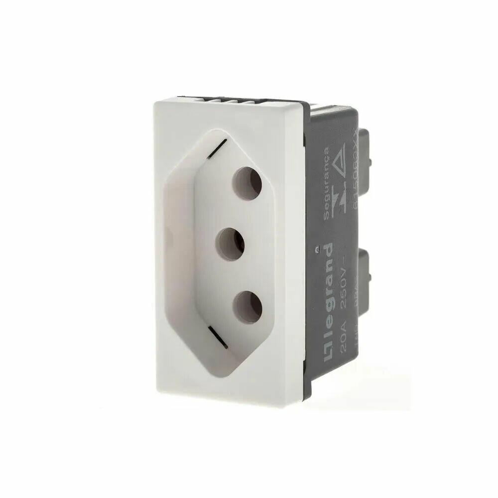 Modulo Tomada 2p+t Plus Branco 20a Pial