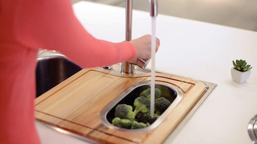 Cuba para Cozinha Retangular Morgana Acetinada 69x49 Aço Inox Tramontina