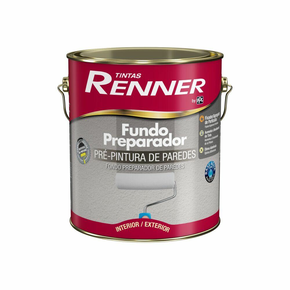 Fundo para madeira e Gesso Branco Fosco 3,6L Renner
