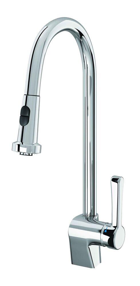 Torneira Misturador Monocomando para Cozinha de Mesa Bica Alta 1/2