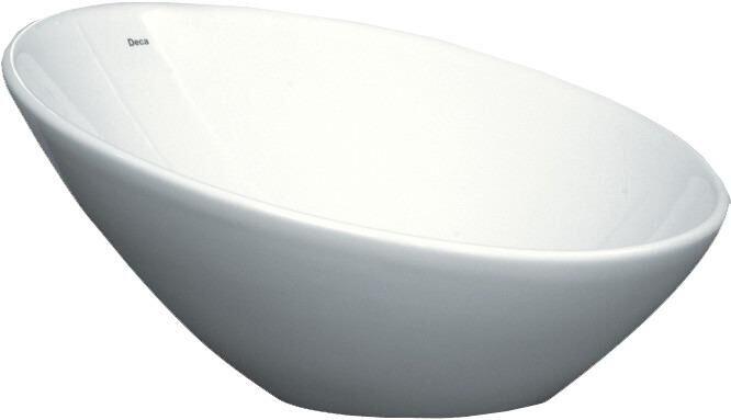 Cuba para Banheiro de Apoio Meia Lua 39cm Branco Gelo L.1036.17 Deca
