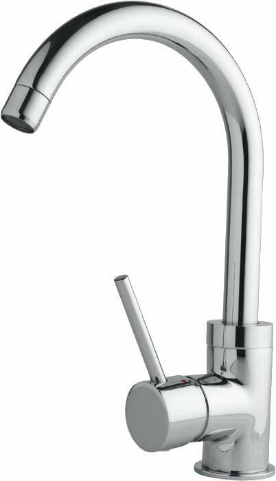 Torneira Misturador Monocomando para Cozinha de Mesa Bica Alta 1/2