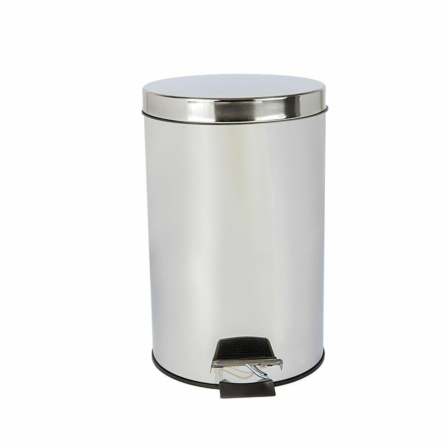Lixeira Bella com Pedal 12L Inox Casa&Ideia