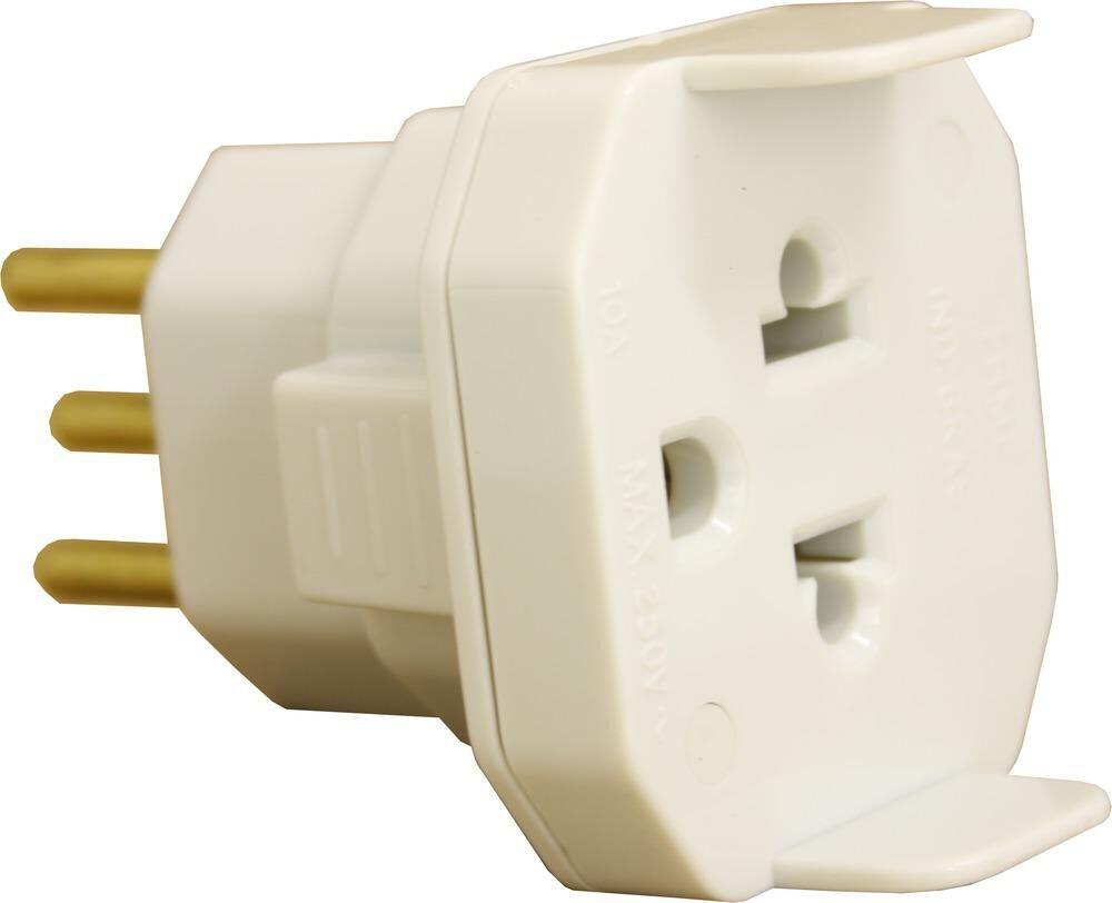 Adaptador Fame 1 Módulo 2P+T 10A 250V~ Branco