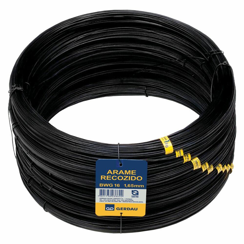 Arame N16 Aço Recozido Gerdau 1kg 56m