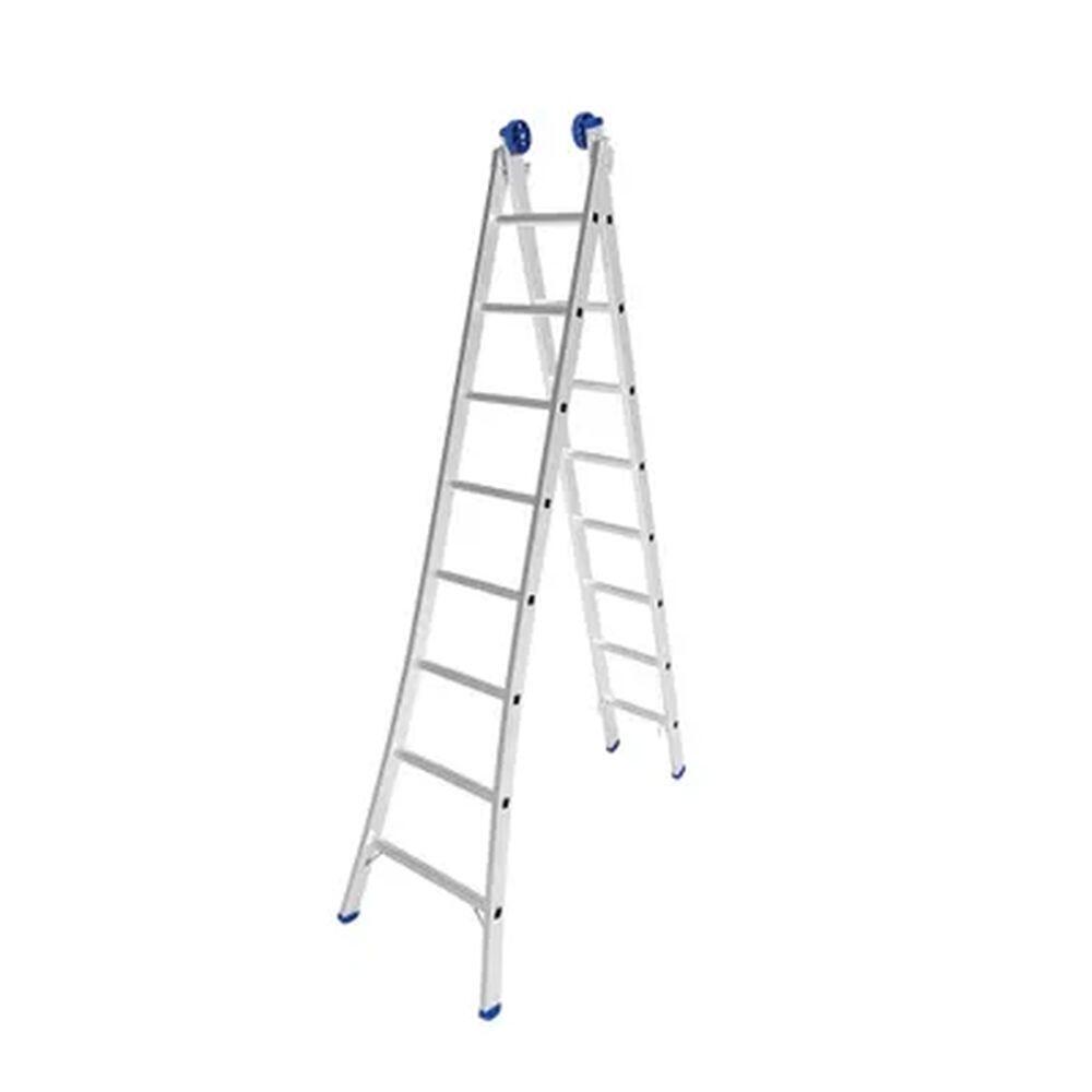 Escada Extensiva 2x8 Degraus 4,21m Alumínio Mor