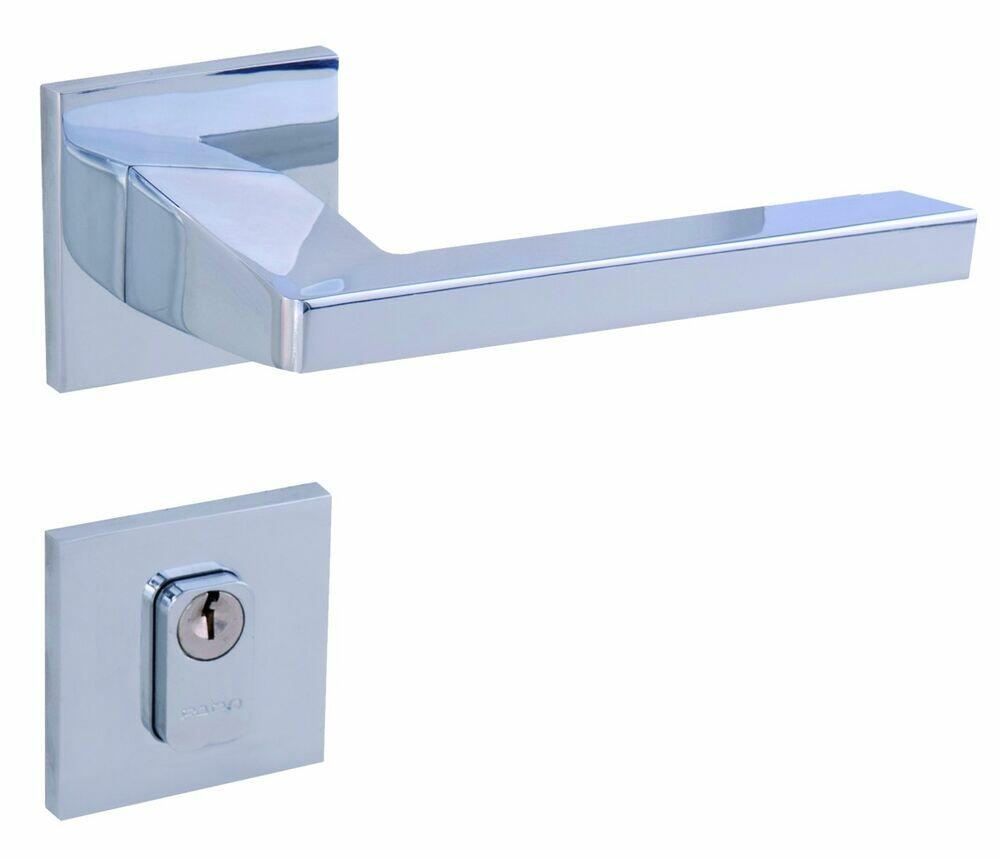 Fechadura Roseta Externa 55mm Karli Cromado 745-90 Pado