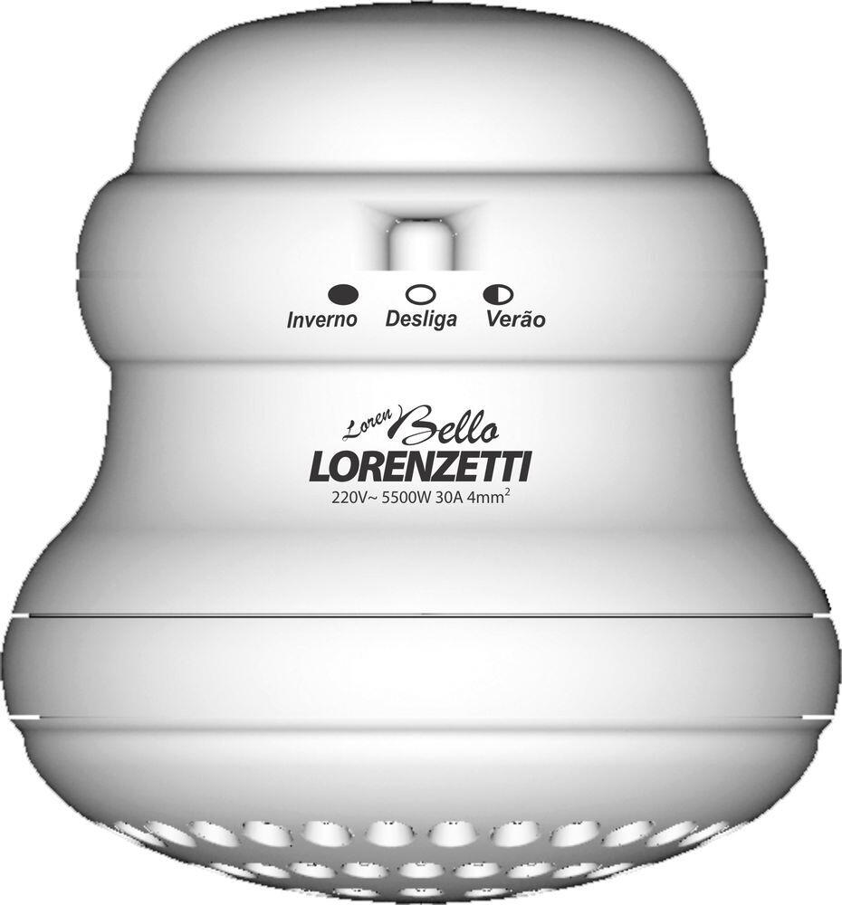Chuveiro Multitemperatura Lorenzetti Loren Bello Branco