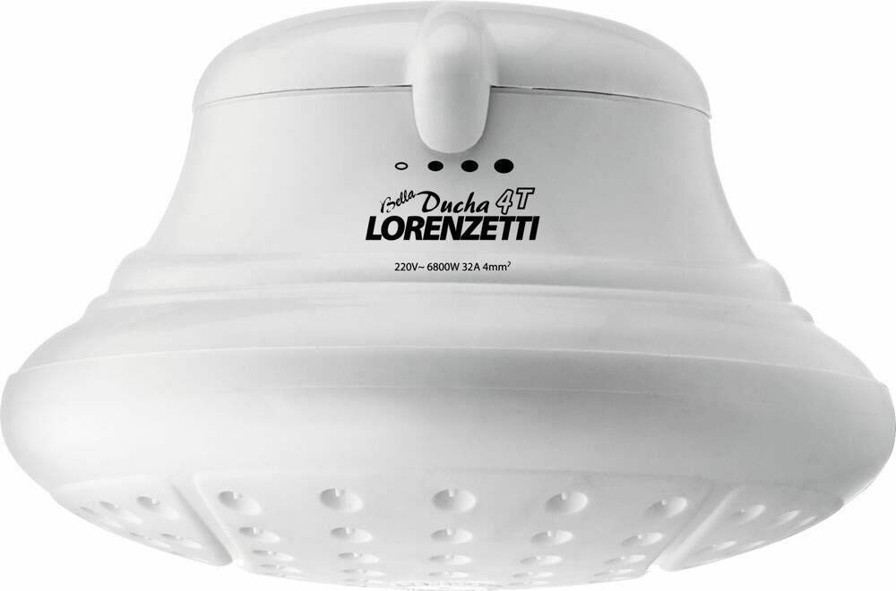 Chuveiro Multitemperatura Bella Ducha 4T Branco Lorenzetti