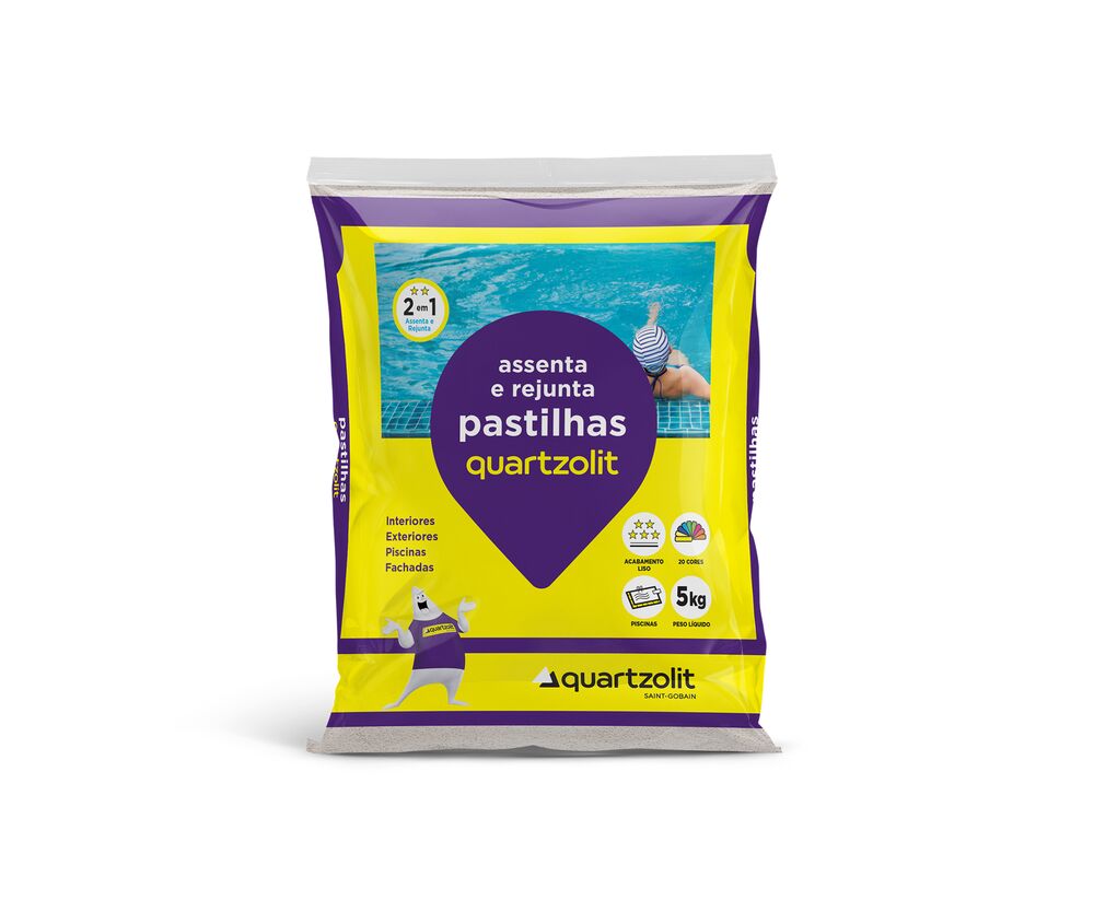 Argamassa Pastilha Quartzolit 5kg Branca