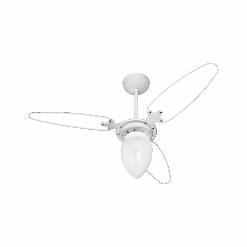 Ventilador de Teto Wind Transparente 3 Pás Ventisol