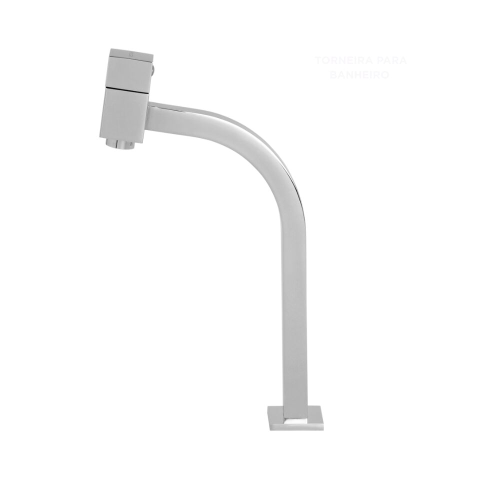 Torneira para Banheiro de Mesa Bica Alta 1/2'' Lyn Cub Cromado Addra