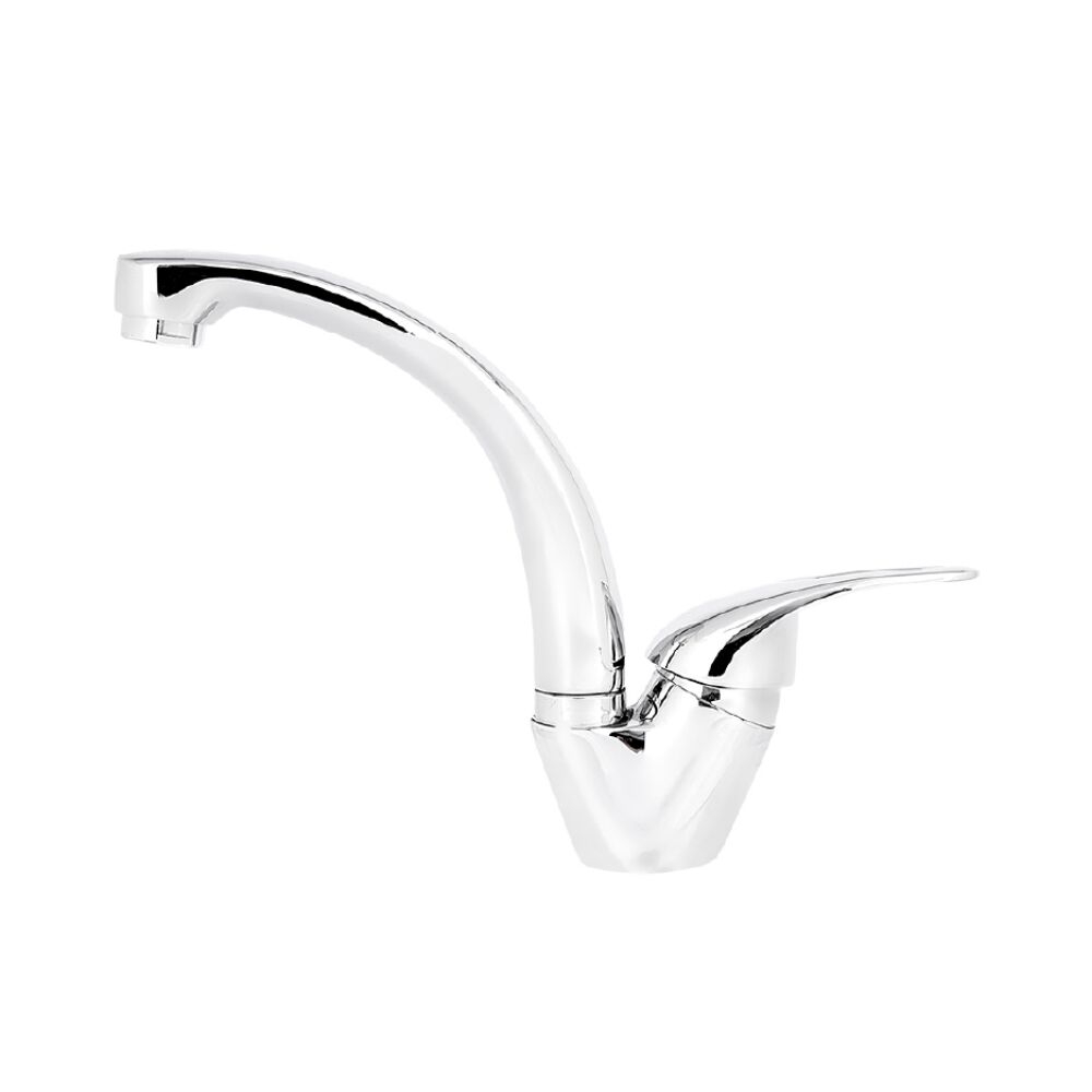 Torneira Misturador Monocomando para Cozinha de Mesa Bica Baixa 1/2