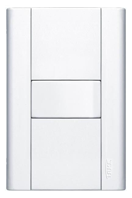 Conjunto Interruptor Modulare 1 Módulo Paralelo 16A Branco Fame