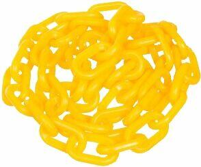 Corrente Plástica 6mm 10m Amarelo/Preto Vonder