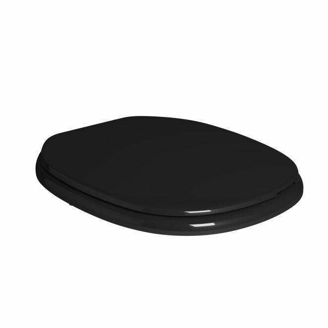 Assento Sanitário Polipropileno Fast/Aspen Preto Ébano Deca