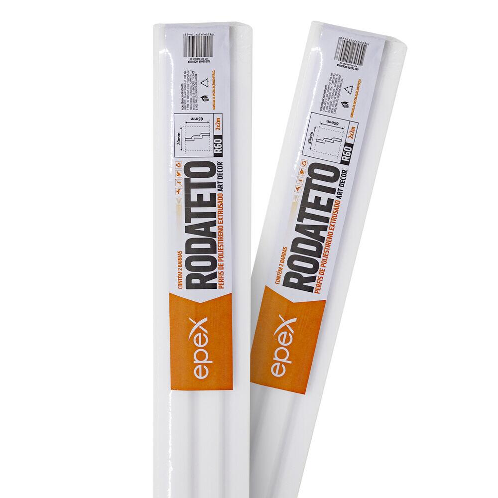 Rodateto 2m R60 Branco 2 Peças Epex