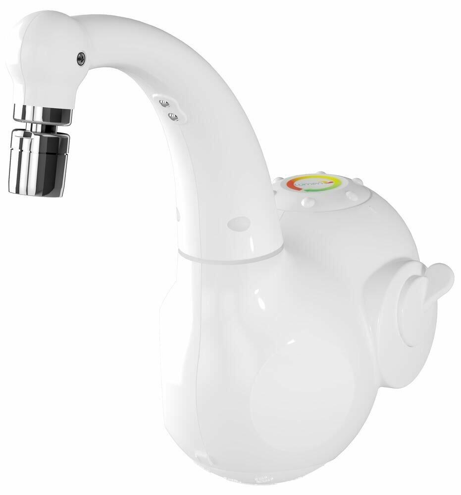 Torneira Elétrica Lumen para Parede 5500W Branca Hydra