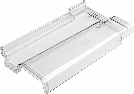 Telha Policarbonato Atco Romana 22x41cm Transparente