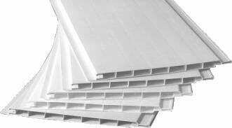 Forro PVC Frisado 8mmx10cmx3m Gemini Branco Neve Plastilit