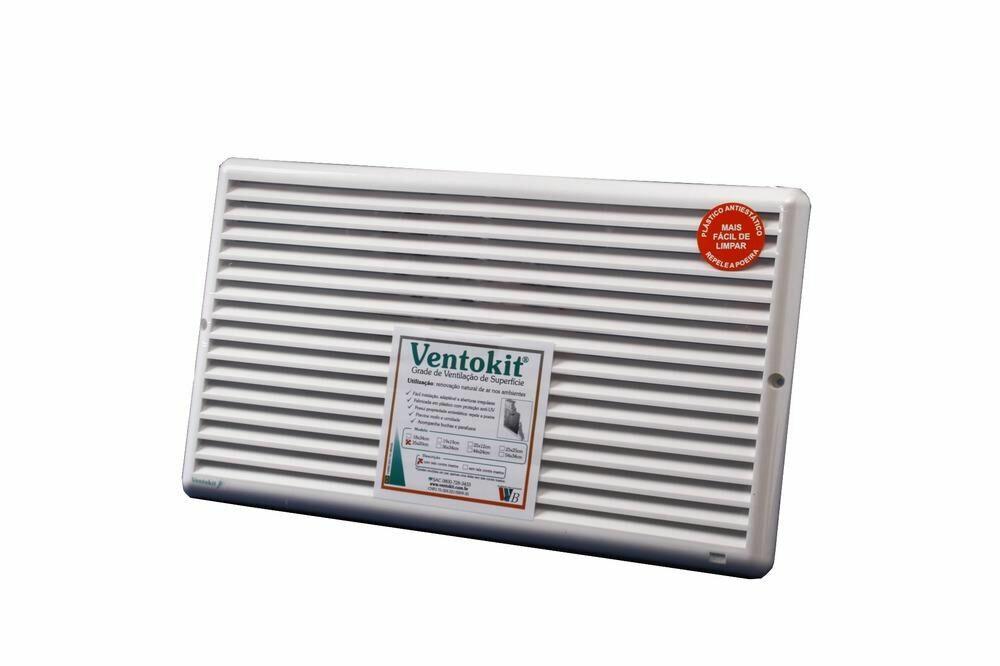 Grade de Ventilação 35x20cm Westaflex Retangular com Tela