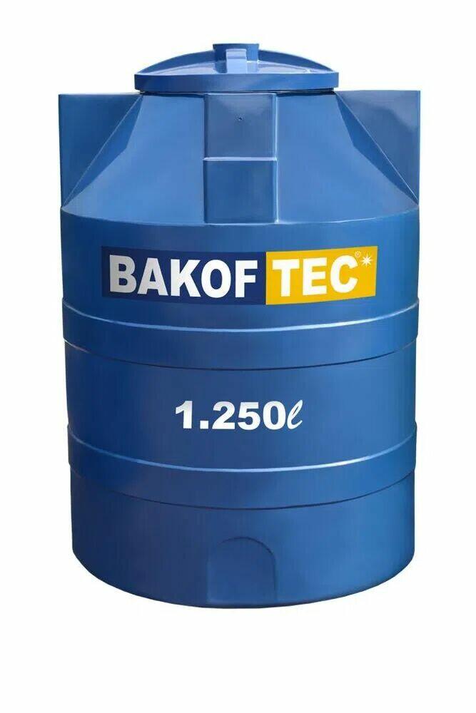 Caixa De Água Tanque Polietileno 1250L Bakof Tec