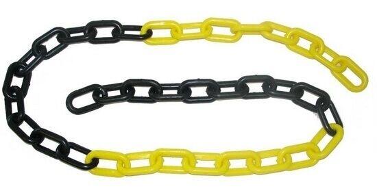 Corrente Plástica Metasul 10m 8mm Amarelo
