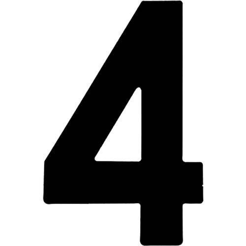 Número 4 para Residência Preto Bemfixa