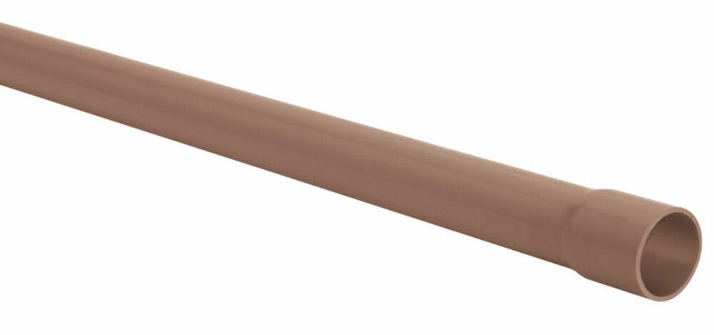 Tubo 3,00m 75mm Pvc Soldável Marrom Amanco