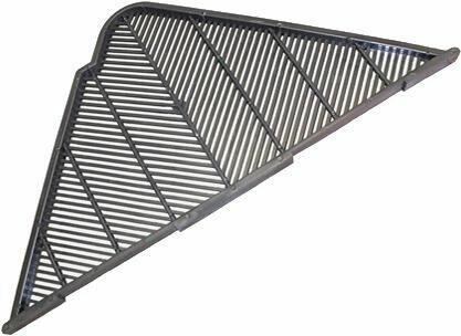 Placa Ventilação PVC Comerfix para Canalete 90 2 Peças