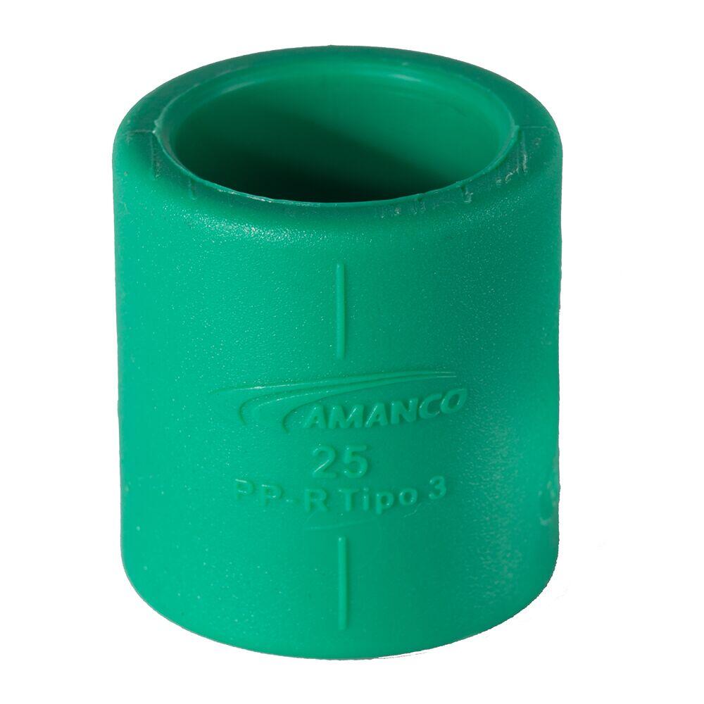 Luva 40mm Ppr Verde Amanco
