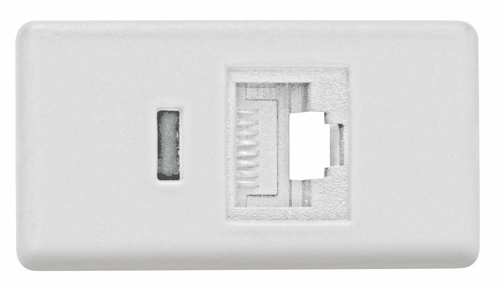 Módulo Tomada RJ45 Lux2/Liz/Tablet Branco Tramontina