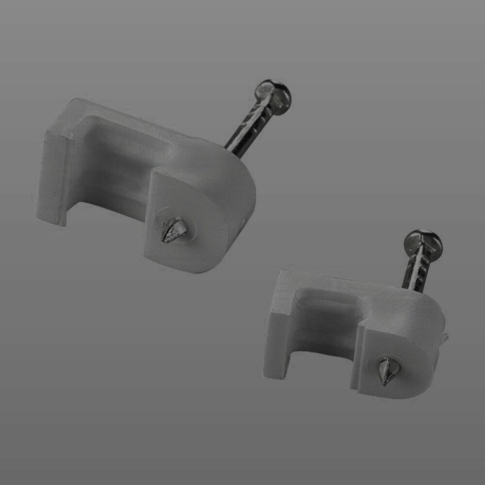 Fixador de Fios Paralelos 4mm Marrom 20 Peças Bemfixa