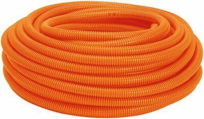 Eletroduto Corrugado 25mm Pvc Flex Reforcado Laranja 50mts Amanco