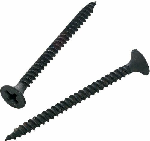 Parafuso de Ferro para Drywall Bemfixa 3,5x25mm Cabeça Chata Preto