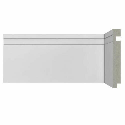 Rodapé Poliestireno Moderna 493 12cmx2,4m Branco Santa Luzia