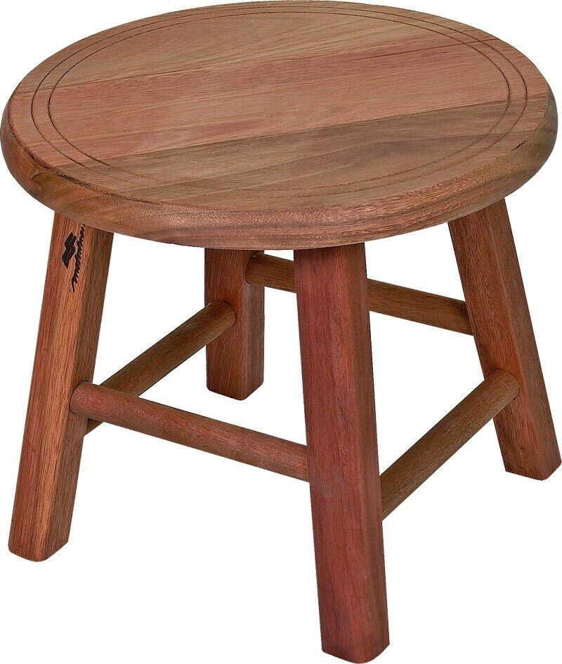 Banqueta Baixa de Madeira Lyptus 27cm Metalnew