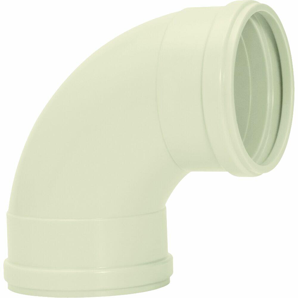 Curva Cta 90 150mm Pvc Esgoto Serie R Cinza Amanco