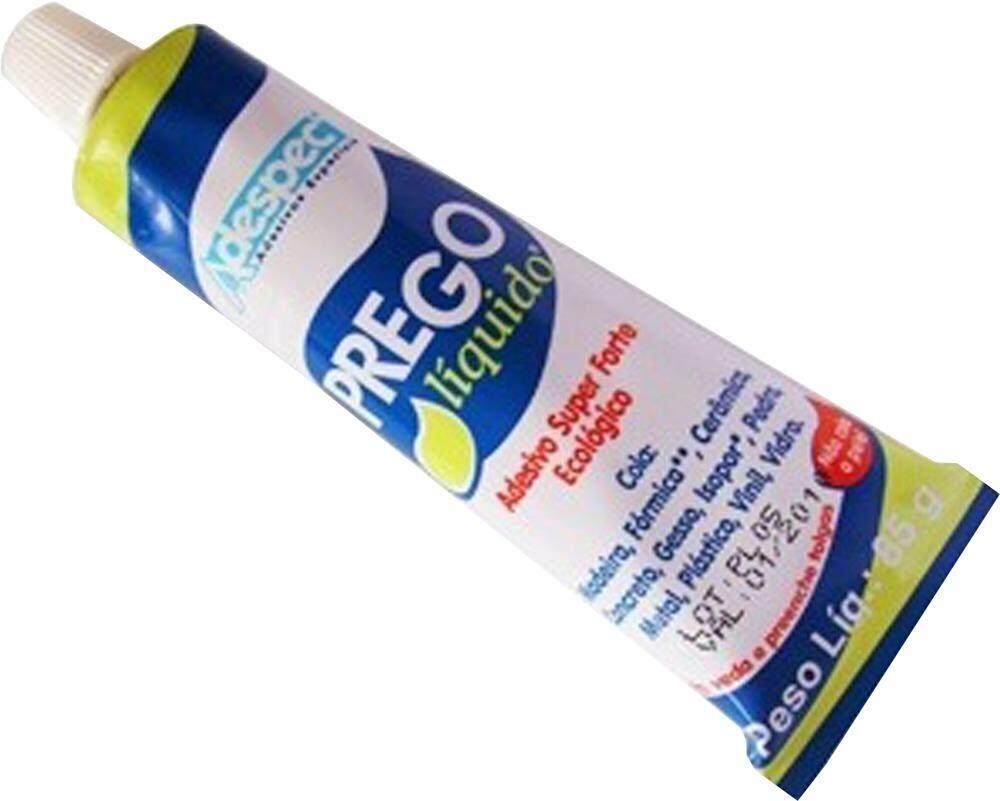 Adesivo Parede Multiuso Prego 85g Bege Adespec
