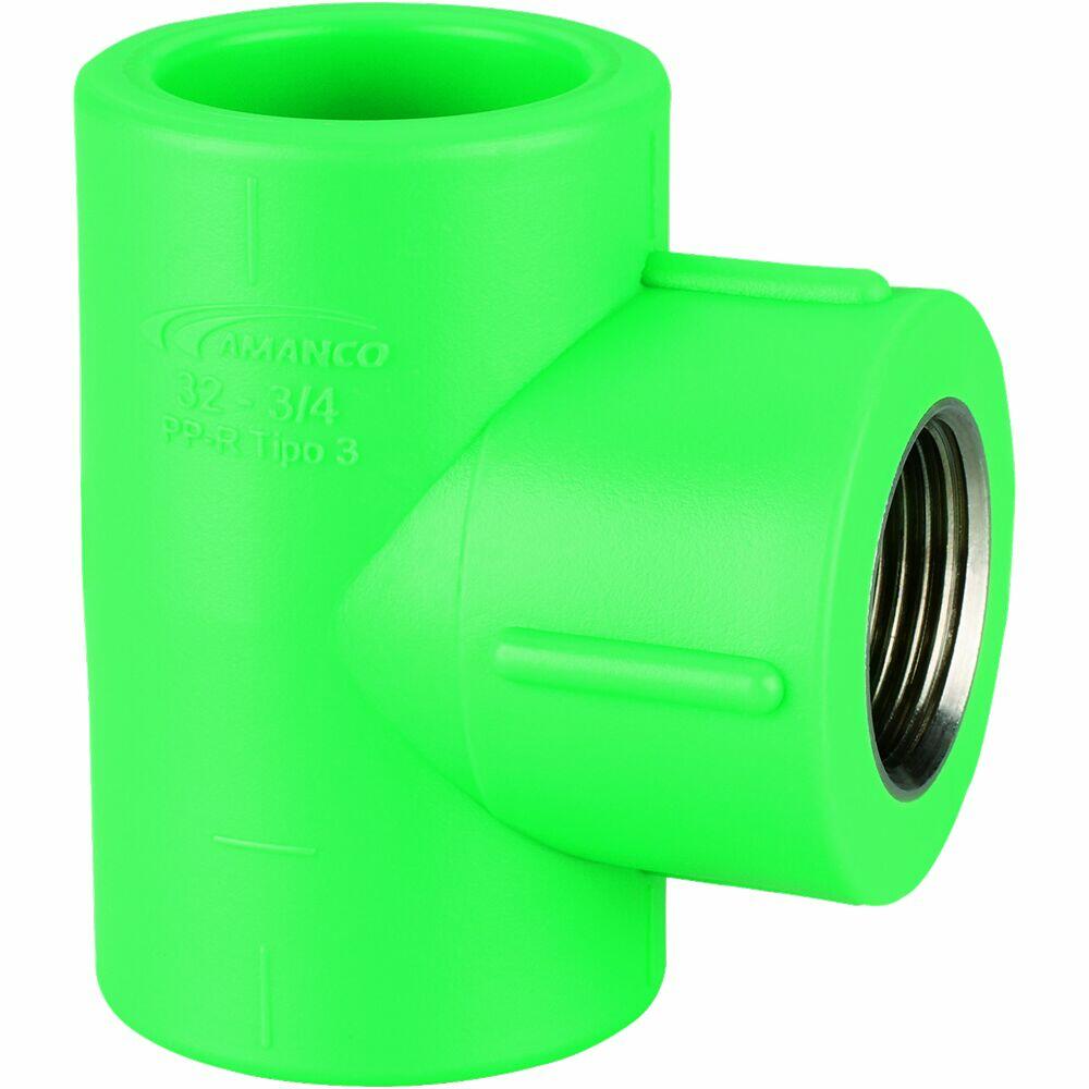 Tee Transição 32x1x32mm f Ppr Verde Amanco