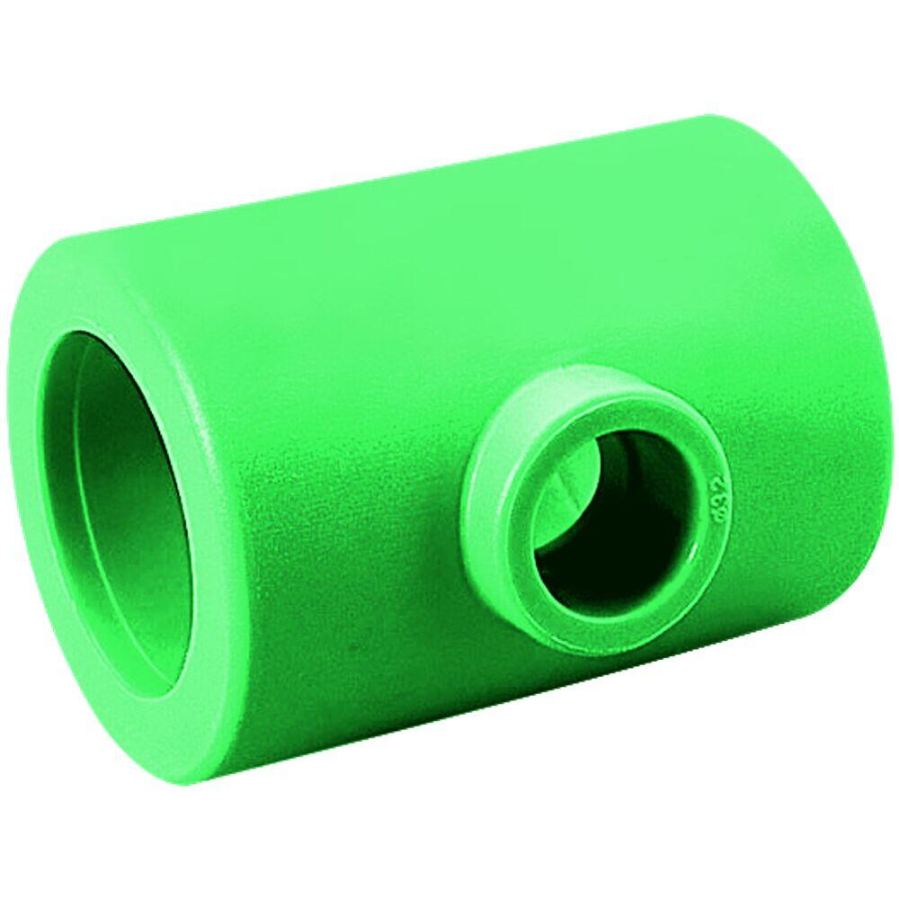 Tee Redução Central 40x32x40mm Ppr Verde Amanco