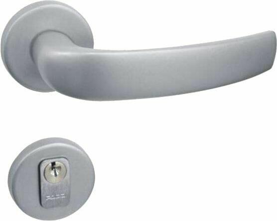 Fechadura Roseta Externa 55mm Victória Cromado Acetinado 504-90 Pado