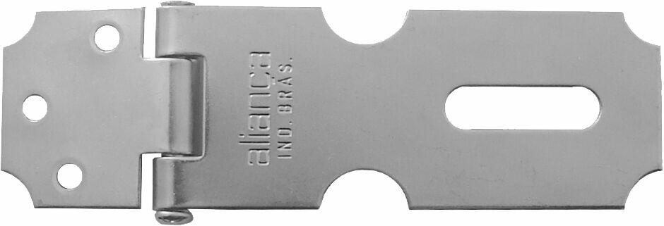 Porta Cadeado Aliança 63mm Ferro Zincado