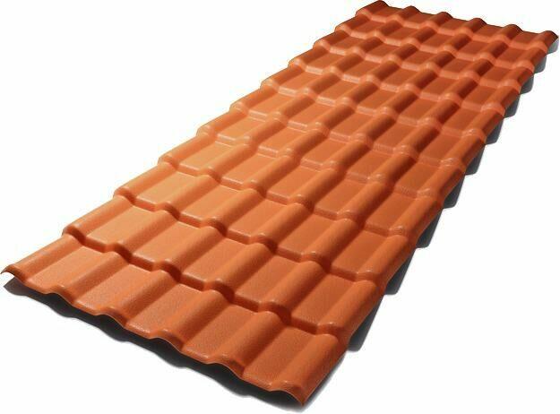 Telha PVC Plan 88x242cm Cerâmica Tubozan