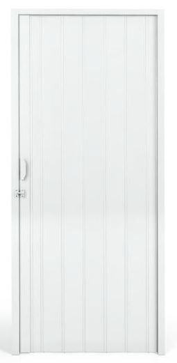 Porta Sanfonada PVC 2,10M X 70CM Branca Pro Forma