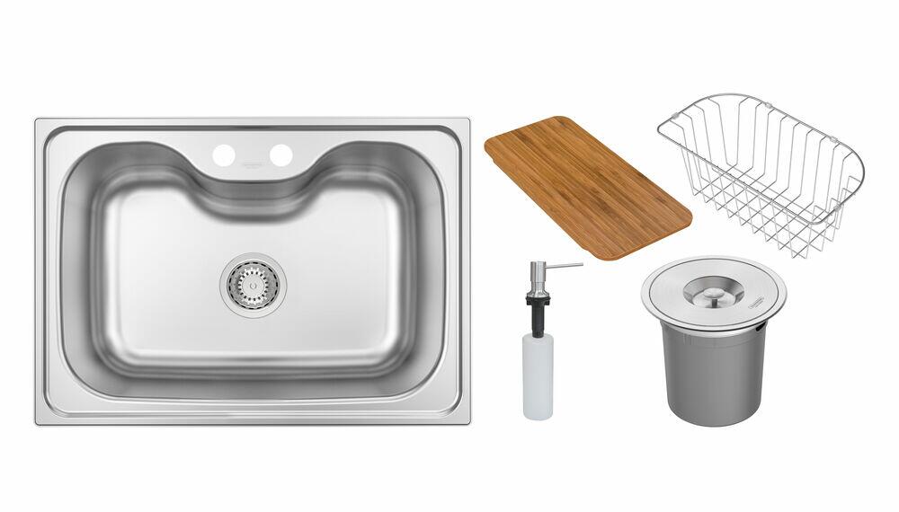 Cuba para Cozinha de Embutir Especial Morgana Aço Inox Tramontina