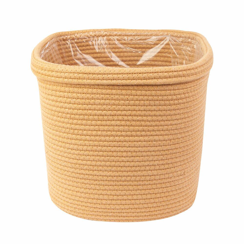 Cesta Decorativa sem Alça 33x33x27cm Cream Fascino