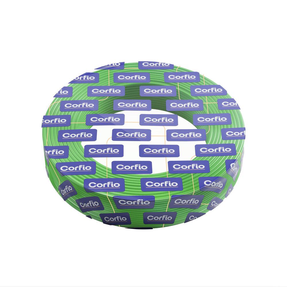 Cabo Flexivel 10mm 100m 450/750v Verde Cobre Corfio