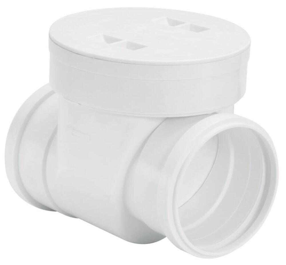 Válvula Retenção 150x200mm Pvc Esgoto Branco Amanco