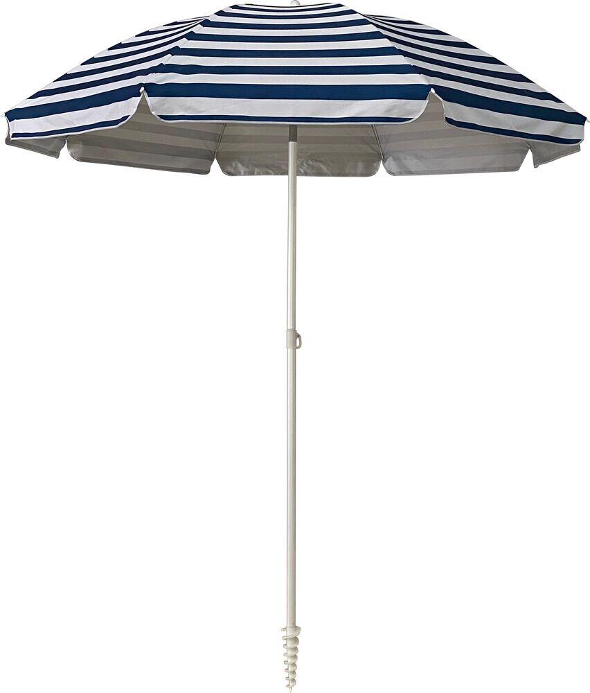 Guarda Sol Alumínio 2,4m Valparaiso Azul Redonda Fascino